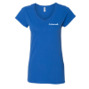 Image de T-shirt col en V  Royal - Femme